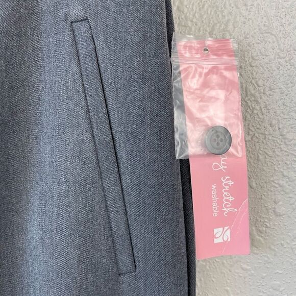 NWT Dress Barn Gray Slack Pants Size 8 - Picture 3 of 7